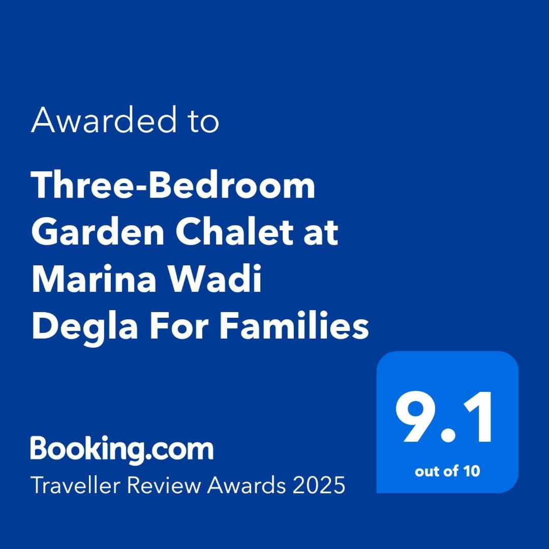 Three-Bedroom Garden Chalet At Marina Wadi Degla For Families Ain Sukhna Exterior photo